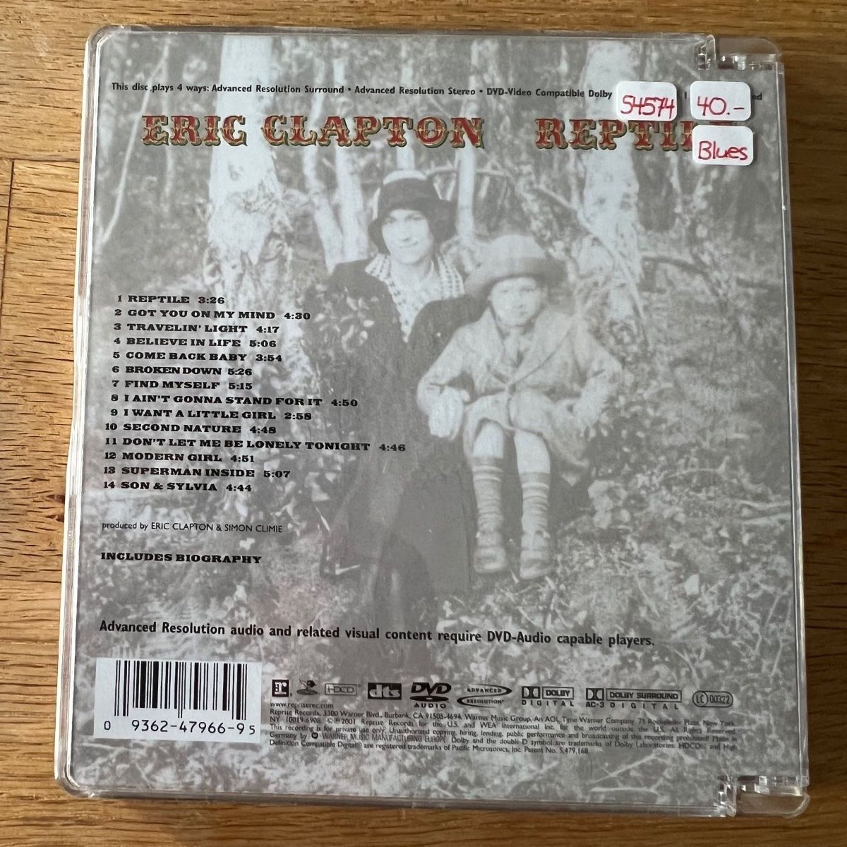 Alle DVDs: Eric Clapton - Reptile / DVD - 1. D-Press. 2001 – Gebraucht aus Gais von soundcave57 1