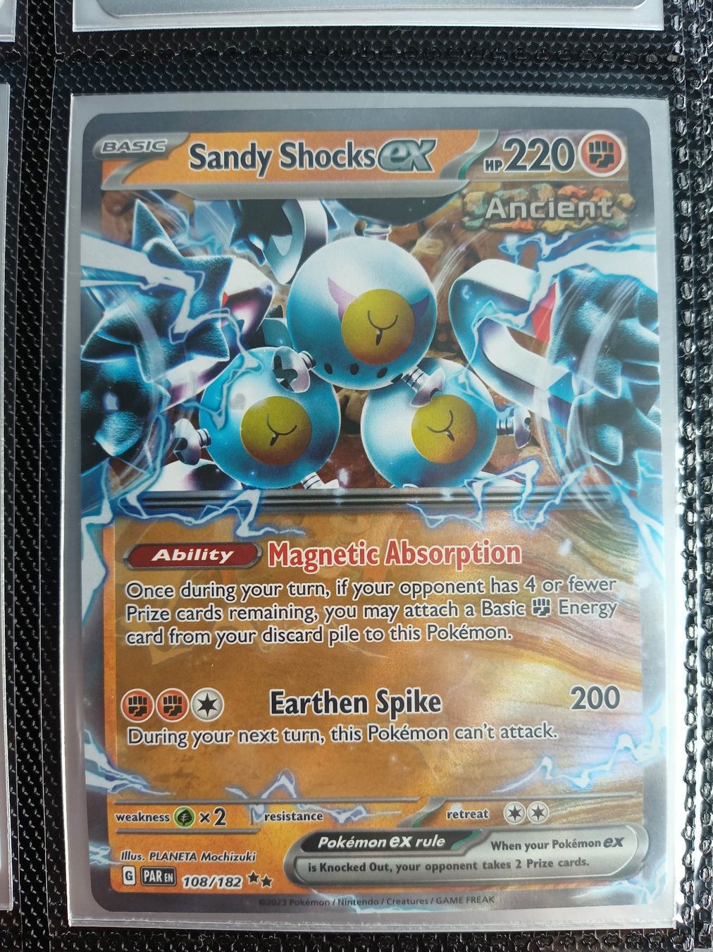 Pokémon Sammelbilder & Trading cards: Sandy Shocks ex - Paradox Rift Pokemon Englisch – Gebraucht aus Altstätten SG von GGsGameshop