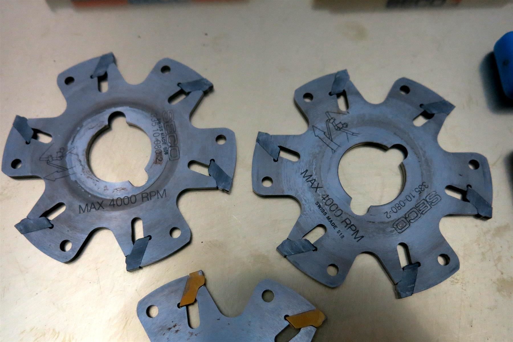 Tutti gli attrezzi: 3x Scheibenfräser Seco 335.10-080-2 – Usato da Laufenburg venduto da Sirluger 2