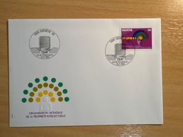 OMPI Ersttagbrief 10.9.1985 Genève 20 Briefmarke Schweiz ...