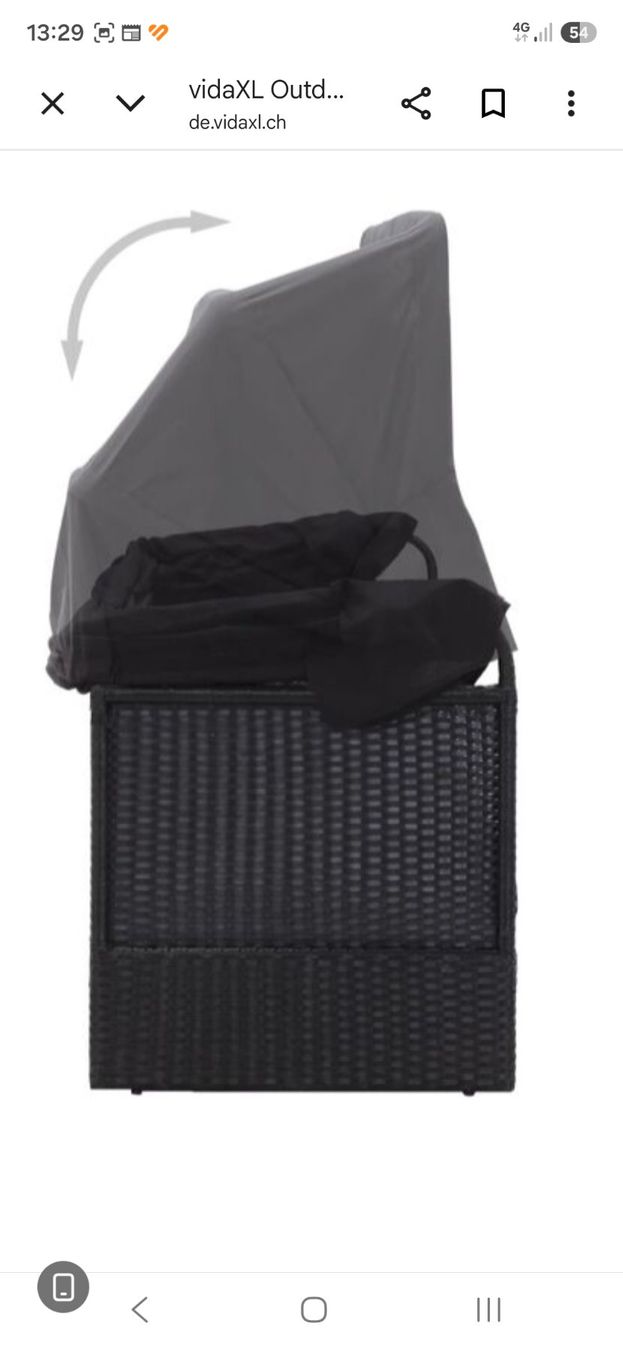 Vidaxl Chaises longues: Rattansofa – D'occasion à Freienwil par Holland88 2