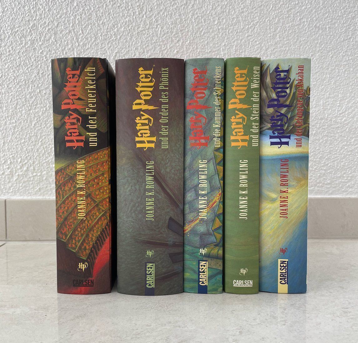 Bücher: 5 Harrypotter Bücher, Hardcover – Gebraucht aus Dagmersellen von Arcticsnow2017 1