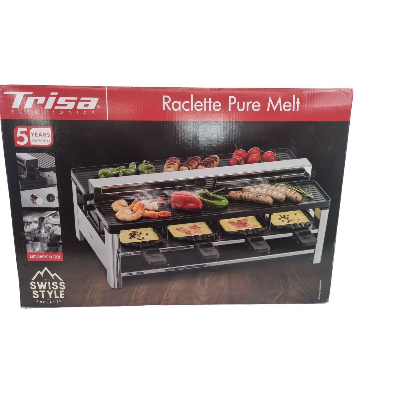 Trisa Elettrodomestici da cucina: TRISA Raclette Pure Melt – Nuovo (secondo la descrizione) da Wangen b. Olten venduto da Restwert_Wangen