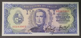 50 PESOS / URUGUAY ND (1967) (BANKFRISCH)