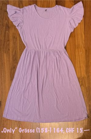 Only Kleid, lila, Grösse 158/164