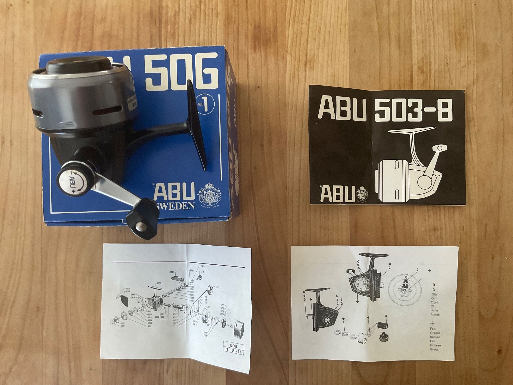 Tamburi & Mulinelli: Abu 506 Rolle - Liebhaber Objekt – Usato da Frick venduto da alg_6bzh 1