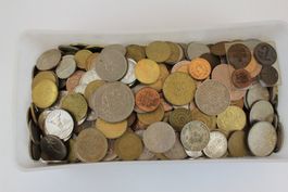 Über 3 kg Münzen aus aller Welt – Großes Konvolut