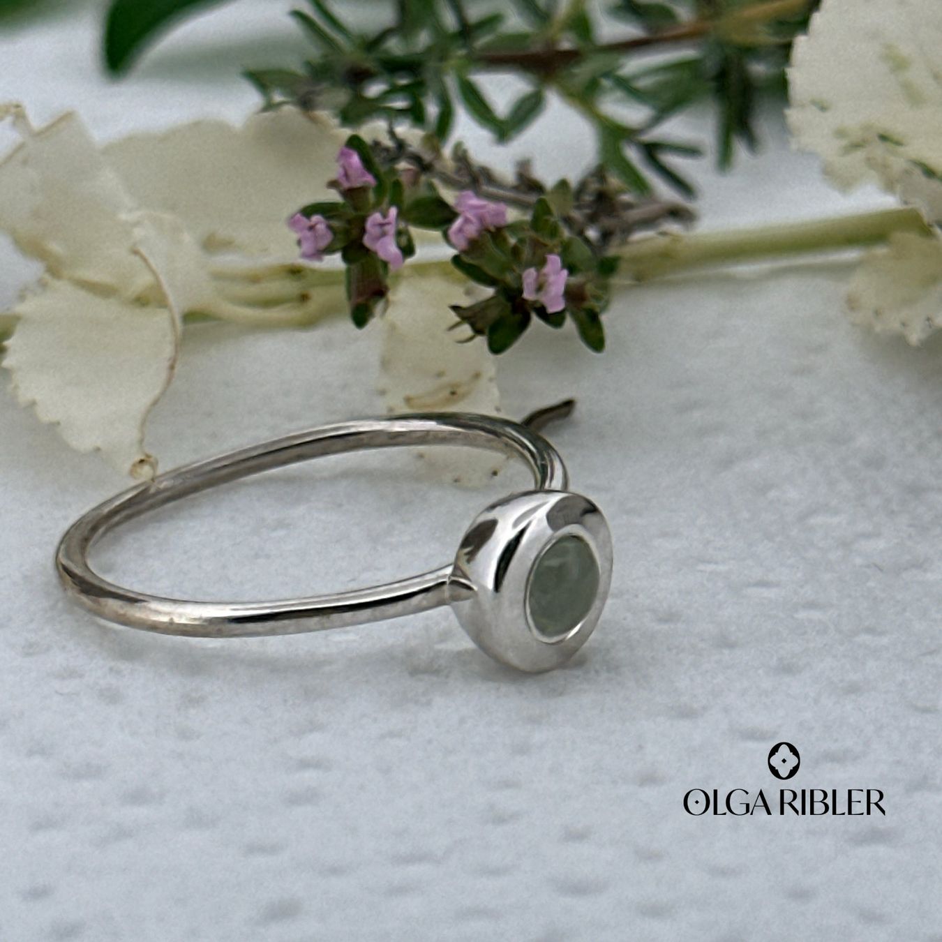 Olga Ribler Anelli: Prehnit Silber Ring 925 Grösse 58 – Nuovo (secondo la descrizione) da Luzern venduto da Schmuckoutlet 3