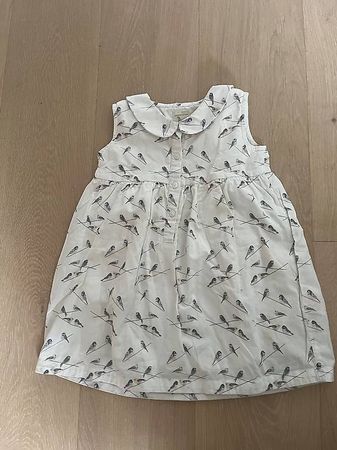 Herziges Kleid mit Vögelchen - Gr. 104 - Organic Cotton