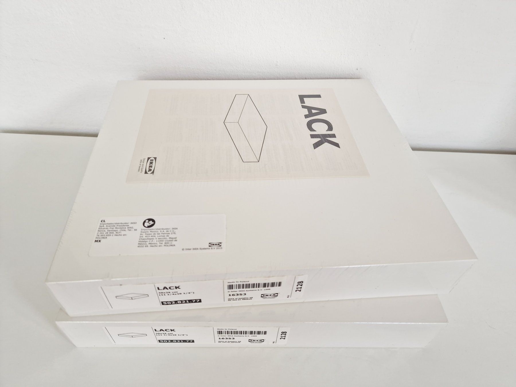 Ikea Scaffali: Zwei IKEA LACK Wandregale OVP – Usato da Hallau venduto da CHACLA