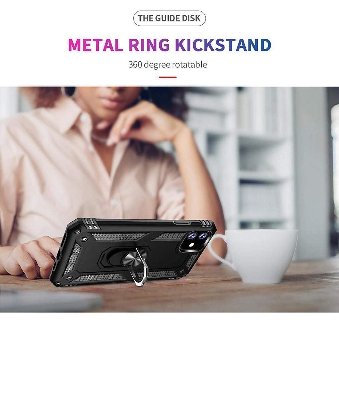 Cover & Protezioni schermo: iPhone 11 Hülle Etui Ring Case Magnet Cover Coque Tasche – Nuovo e nell'imballaggio originale da Volketswil venduto da coverandmore 5