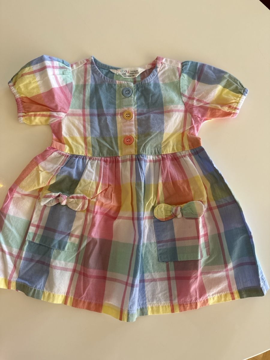 Kleider & Röcke: Robe multicolore style rétro  – Neu (gemäss Beschreibung) aus Crassier von GGblue23515