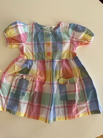 Robe multicolore style rétro 