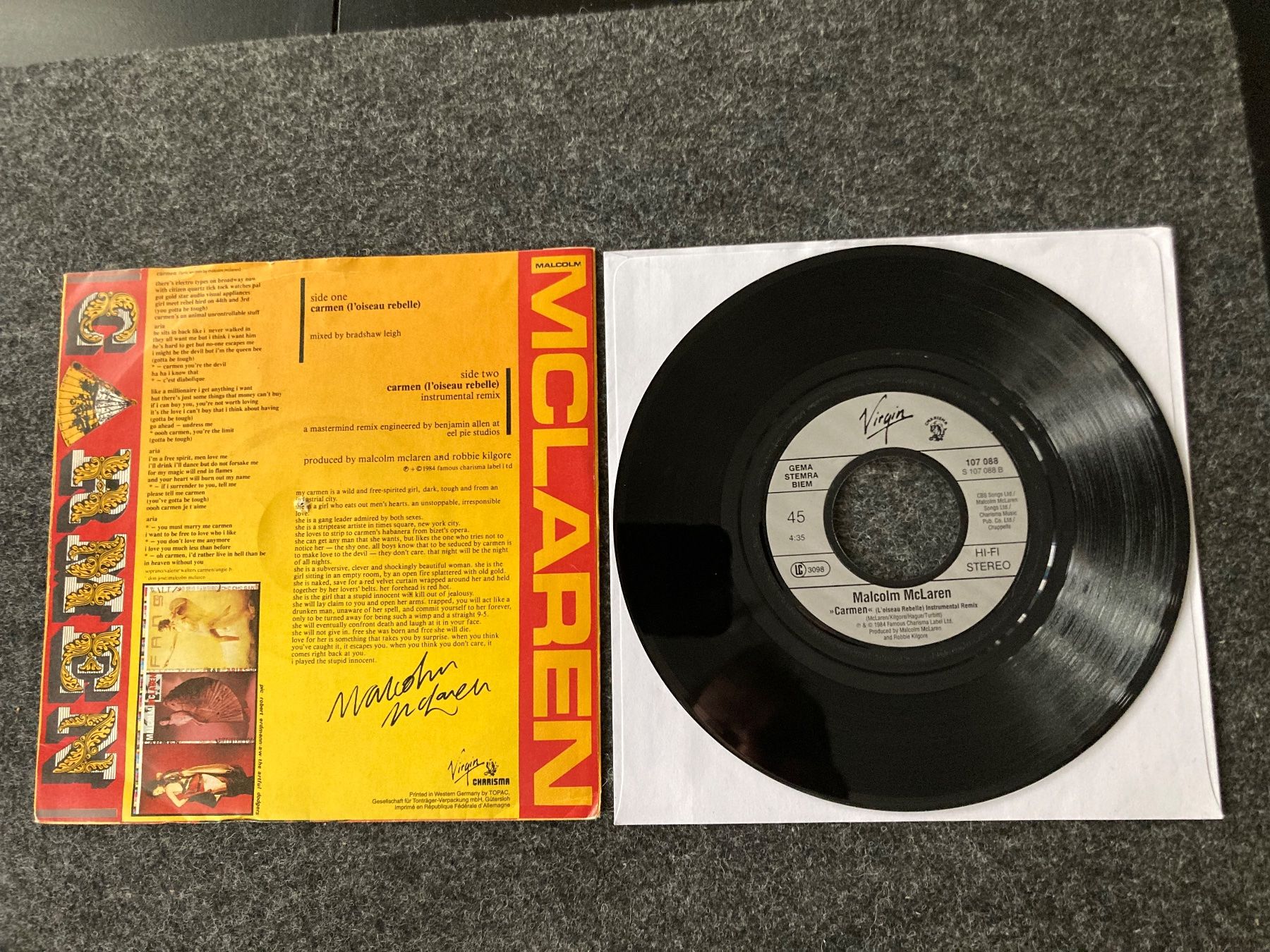Schallplatten: Malcolm McLaren - Carmen – Gebraucht aus Fribourg von Karushi 1