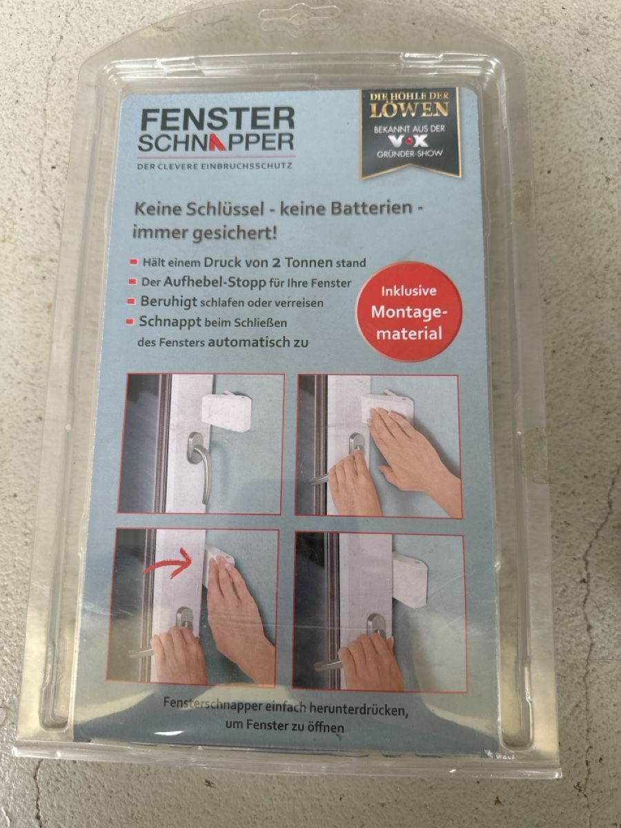 Sistemi d'allarme: 2x Fenster Schnapper - Neu & Originalverpackt! – Nuovo (secondo la descrizione) da Bichelsee venduto da 123Tremp321 1