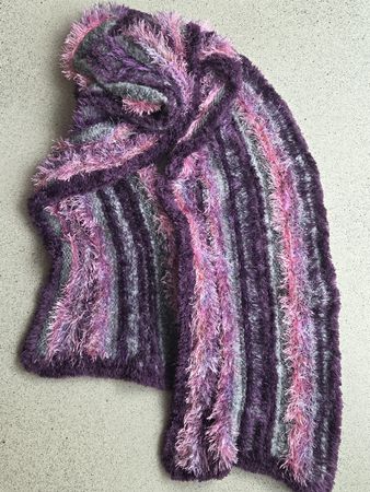 Schal, handgestricktes Unikat, 30 x 180 cm