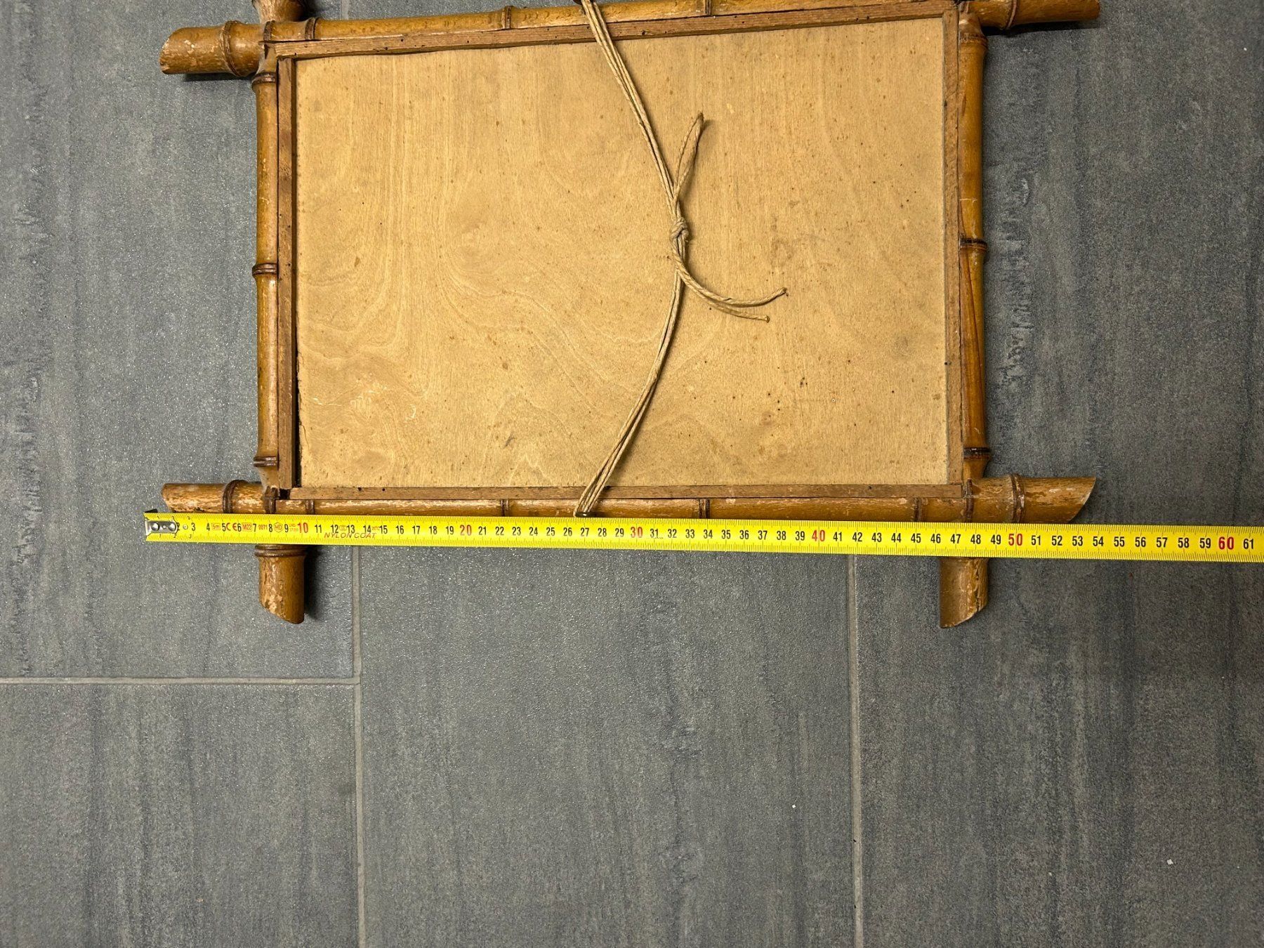Specchi: Miroir bambou vintage ca 1910 – Usato da Lausanne venduto da Weber1007 7