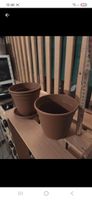 Blumentopf braun, guter Zustand