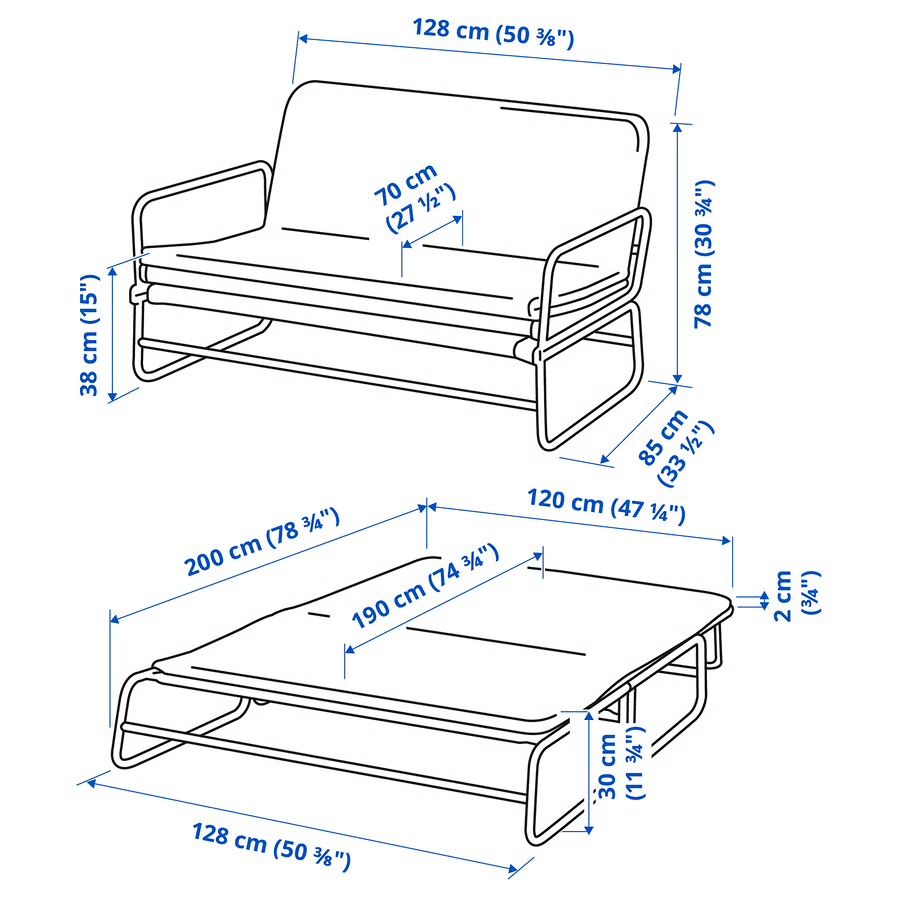Divani: IKEA HAMMARN Bettsofa grau – Usato da Dübendorf venduto da ser_twb8 2