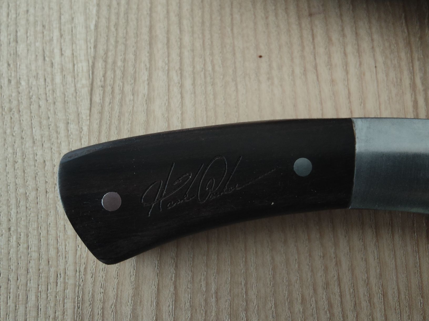 Accessori: Damastmesser mit Kunstlederscheide, Neuwertig – Usato da Emmen venduto da Mocck 4