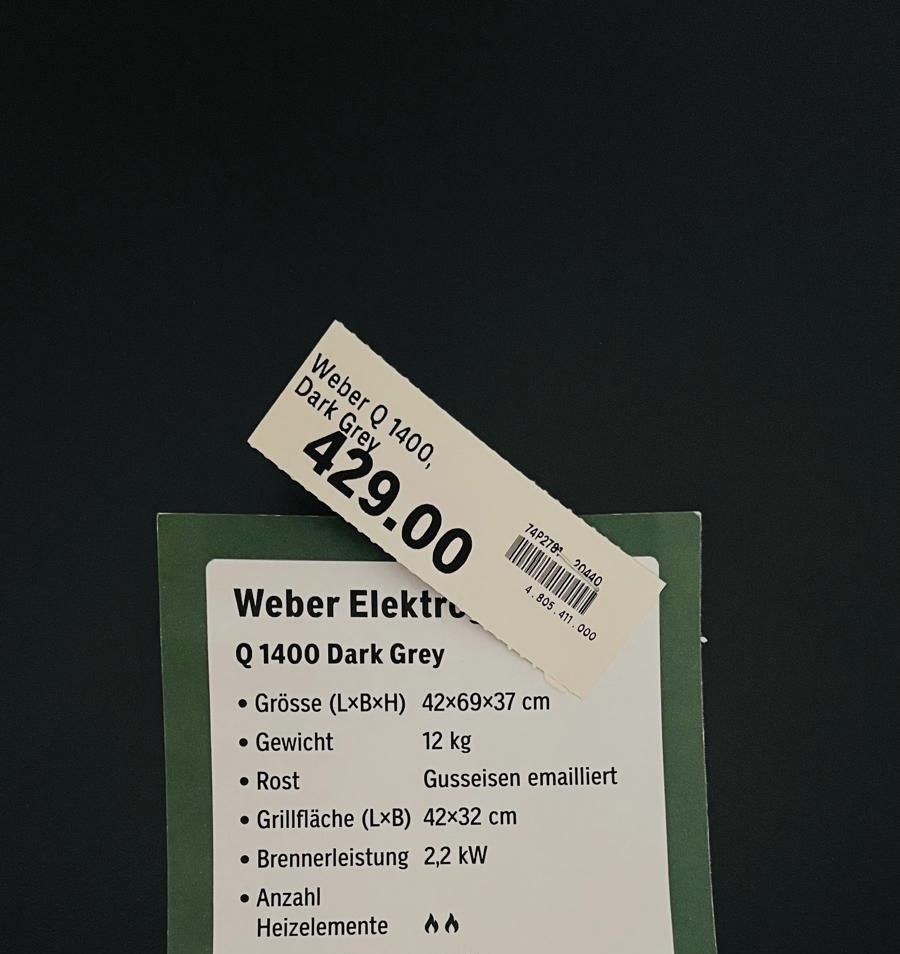 Griglie: Elektrogrill Weber Q1400 mit Standfuss  – Nuovo (secondo la descrizione) da Winkel venduto da and_y2fs 3