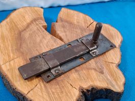 1 antiker Tür Stossriegel, 18cm, Eisen (LOT3294#TBS1)