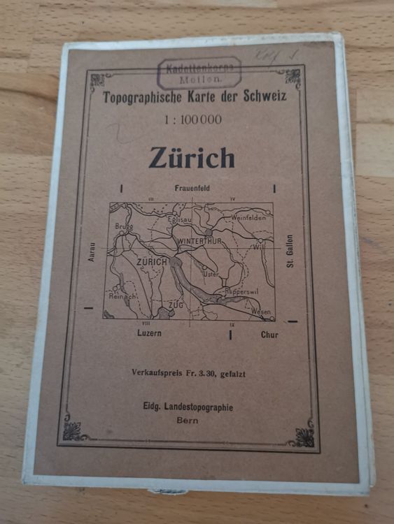 Topographische Karte Der Schweiz | Kaufen Auf Ricardo