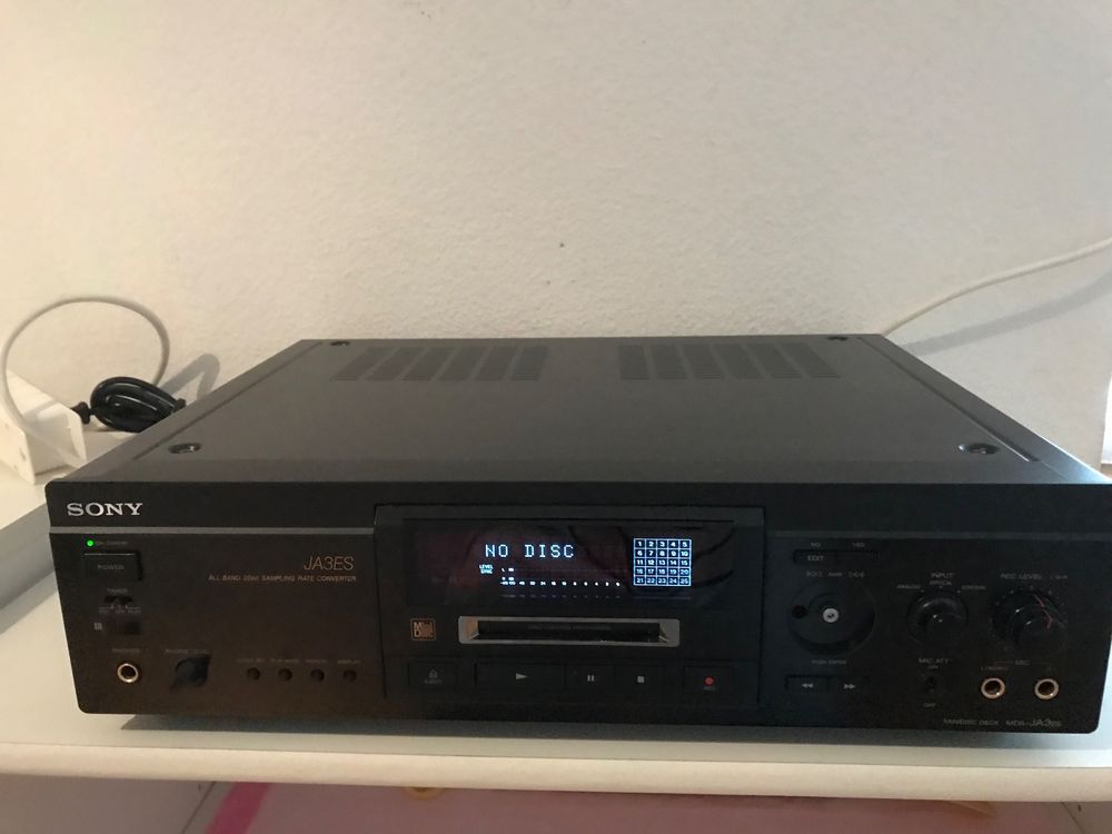 Sony HighEnd MDSJA3ES MinidiscPlayer Kaufen auf Ricardo