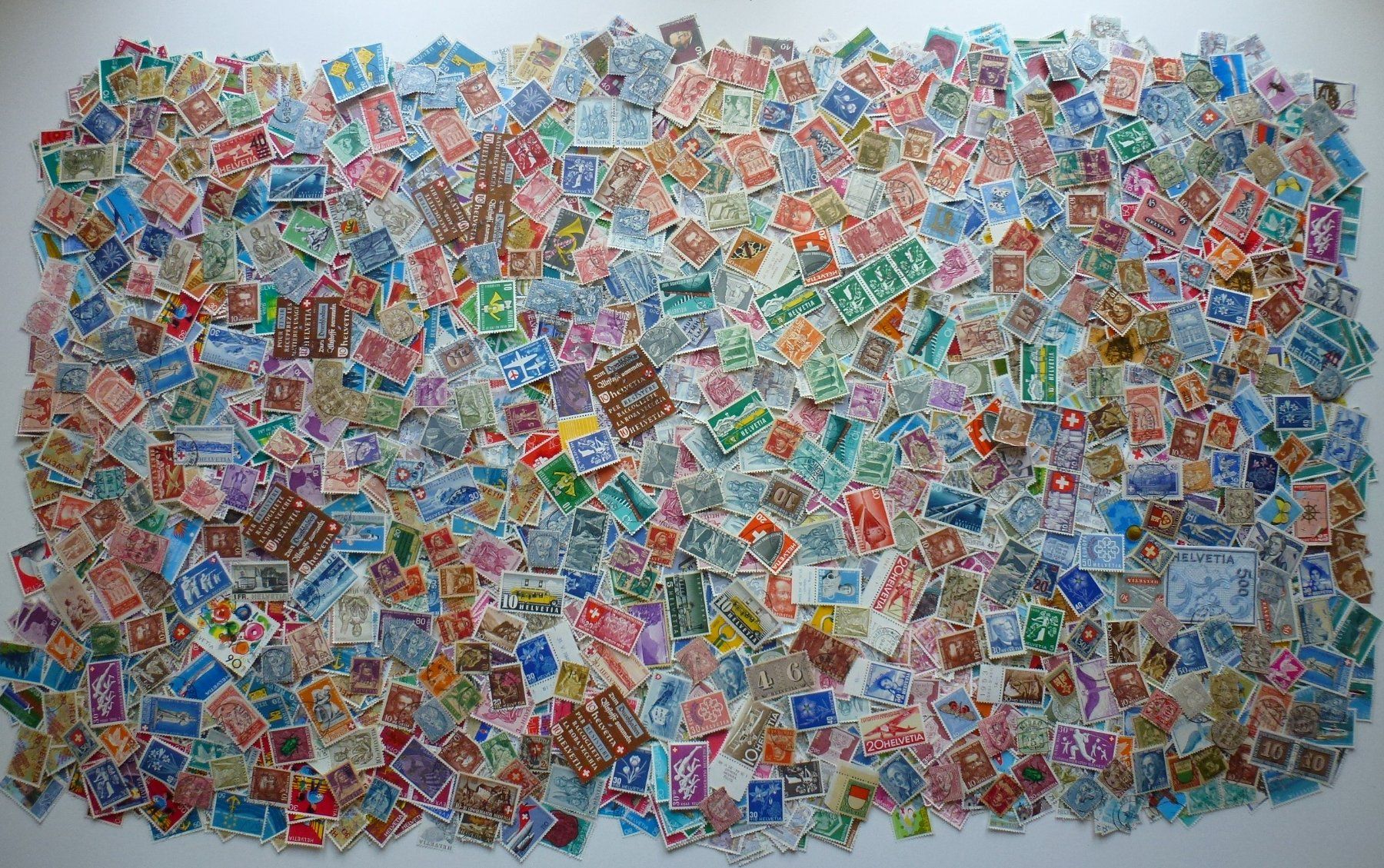 Tutti i francobolli: ++X-Tausend Briefmarken Schweiz ab Strubel – Usato da Walkringen venduto da Casablanca777