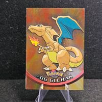 Pokemon Topps Holo Blue 1. Edition/Print DE Charizard Glurak