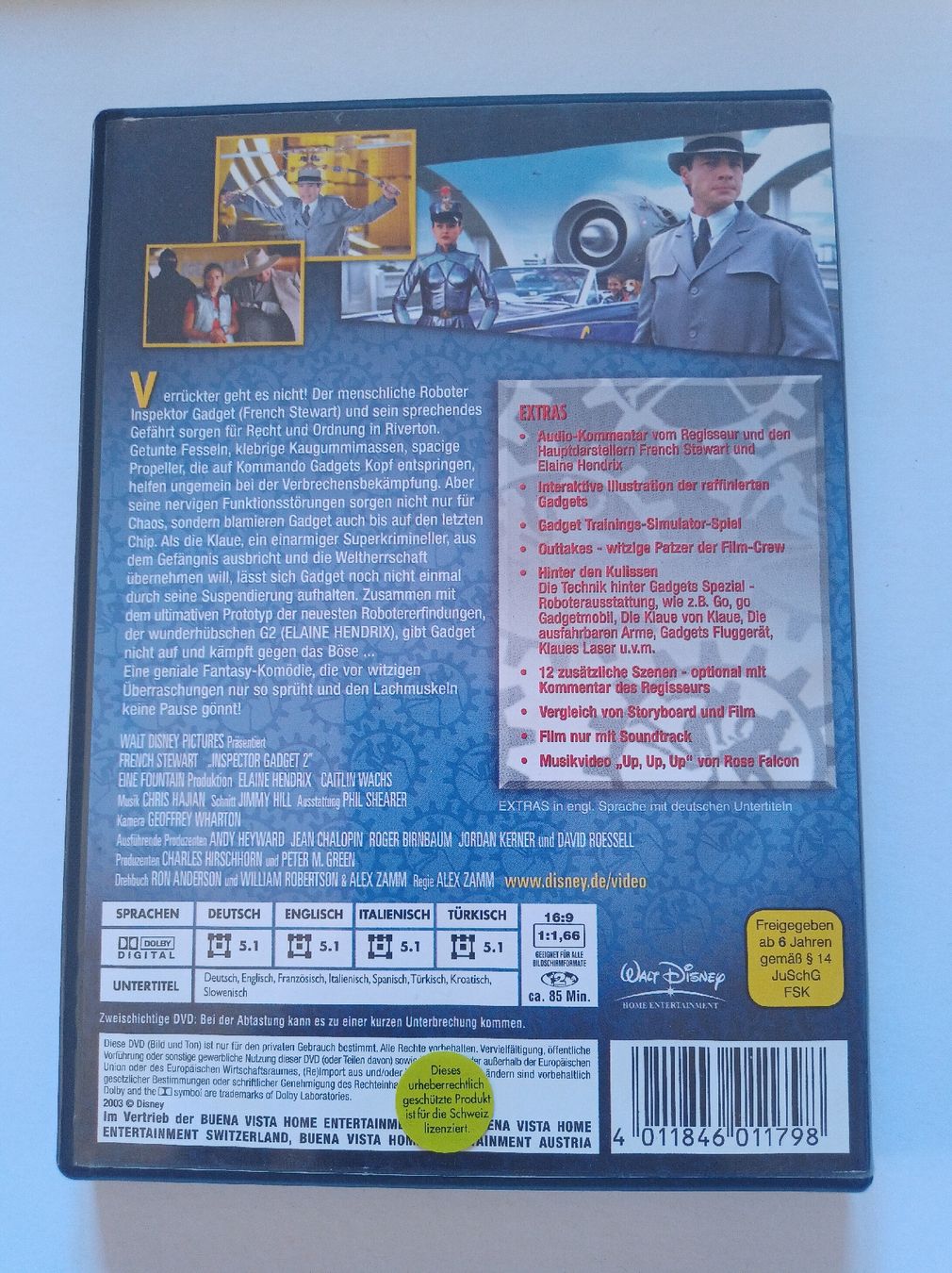Tutti i DVDs: Inspektor Gadget 2 DVD – Usato da Tann venduto da Veebee6 1