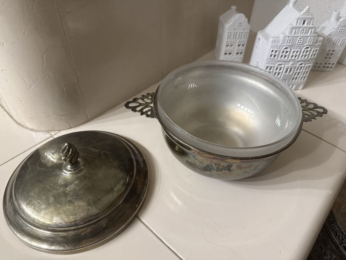 Ciotole: Schale mit Deckel alt  – Usato da Schaffhausen venduto da Ibag 1