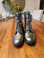 Coole Boots/Stiefeletten, silber-grau, Grösse 38, Top!