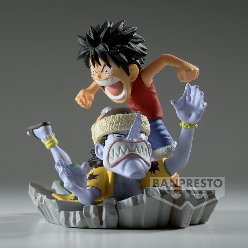 Bandai Statuette: ONE PIECE - WCF Log Stories - Monkey D. Luffy - (VS Arlong) – Nuovo e nell'imballaggio originale da St-Imier venduto da ATTAKSHOP 5