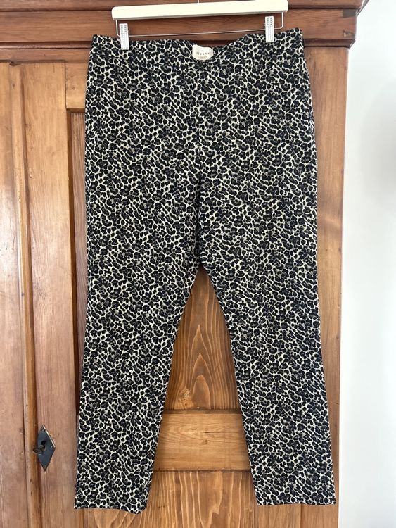 Pantalon Sézane Clara léopard doré T44 FR (D'occasion) à St-Aubin
