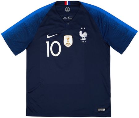 Nike Frankreich Trikot Mbappe Nr. 10 WM 2018 dunkelblau