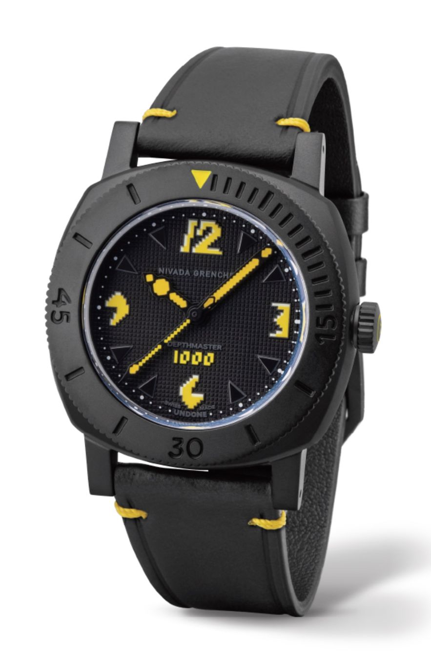 Nivada Orologi: NIVADA PIXEL ART DEPTHMASTER "PACMAN" by UNDONE Japan – Nuovo e nell'imballaggio originale da Embrach venduto da Canderau 1