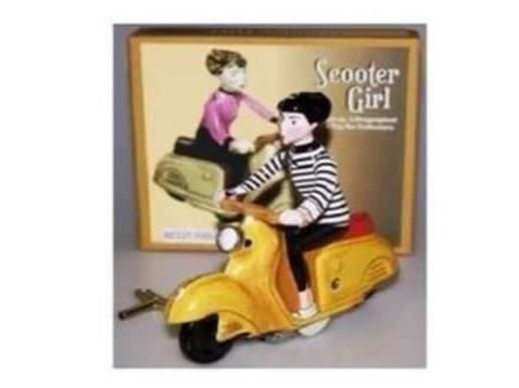 Kit di modellismo & Modellini statici: Toller Blech Scooter mit Girl, neu – Nuovo e nell'imballaggio originale da Turbenthal venduto da TopToys