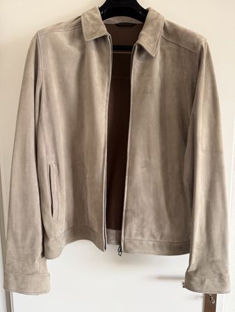 Loro Piana Herrenlederjacke aus Zickleinleder, XXL