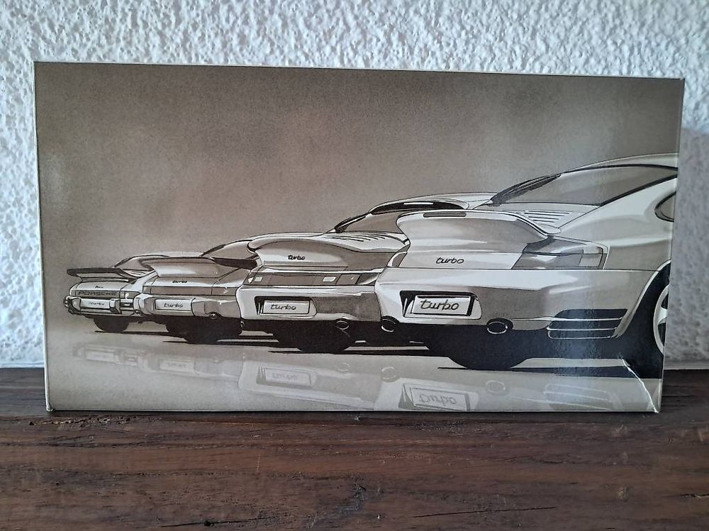 Porsche 911 Turbo History 1/43 - Collection Sous Vitrine Acrylique