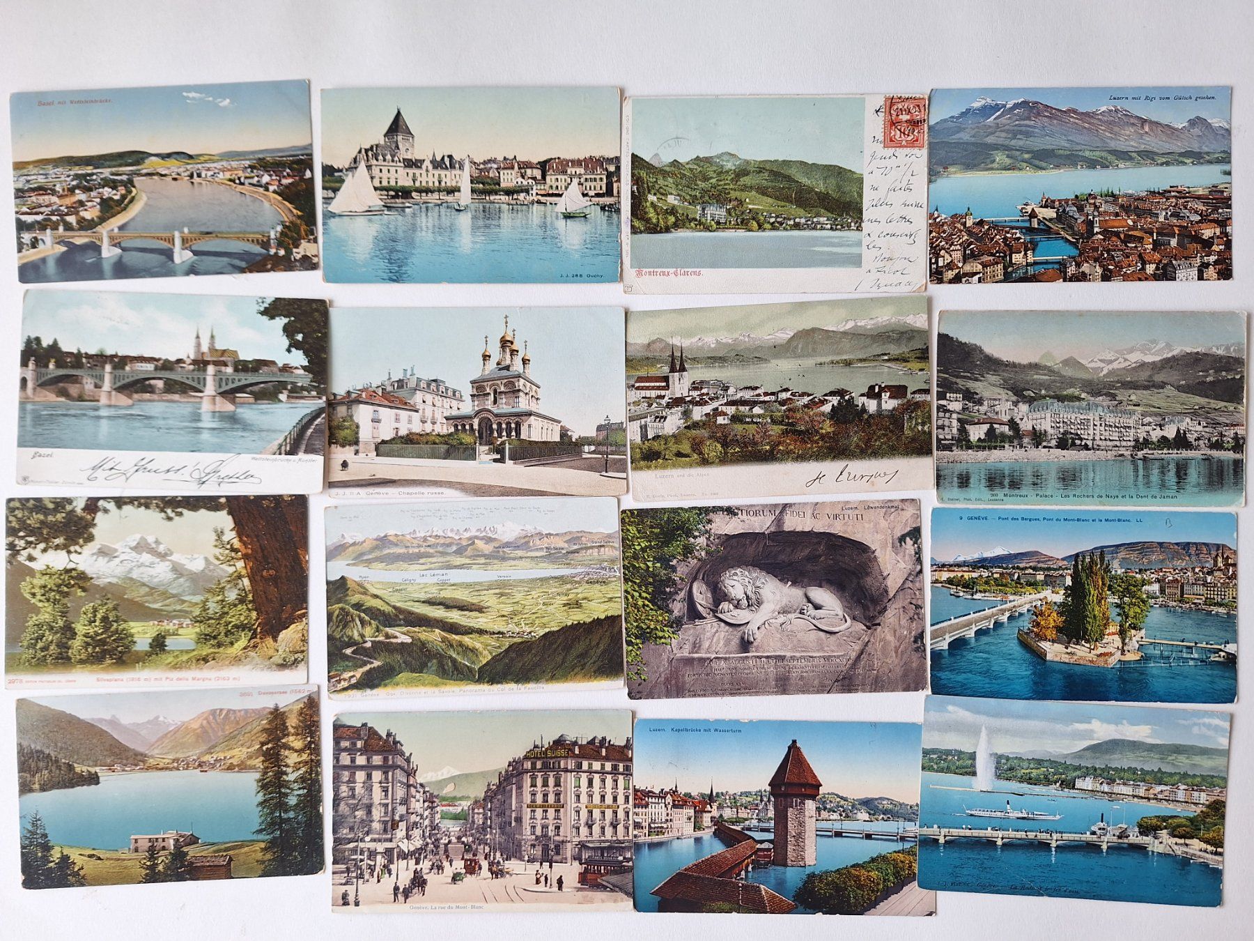 Cartoline postali: 50 Stück alte Ansichtskarten Schweiz,  Kleinformat  (20) – Usato da Zürich venduto da t24_de 1