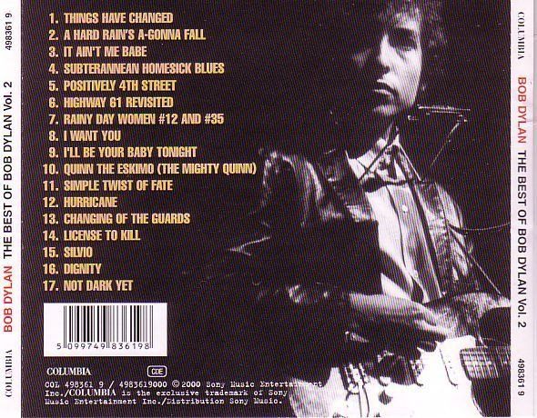 CD: Dylan Bob: Best of Bob Dylan Vol. 2 - CD – Nuovo e nell'imballaggio originale da Steinhausen venduto da Vilivinili 1