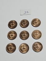 1 Rappen 1937, 9 Stk.