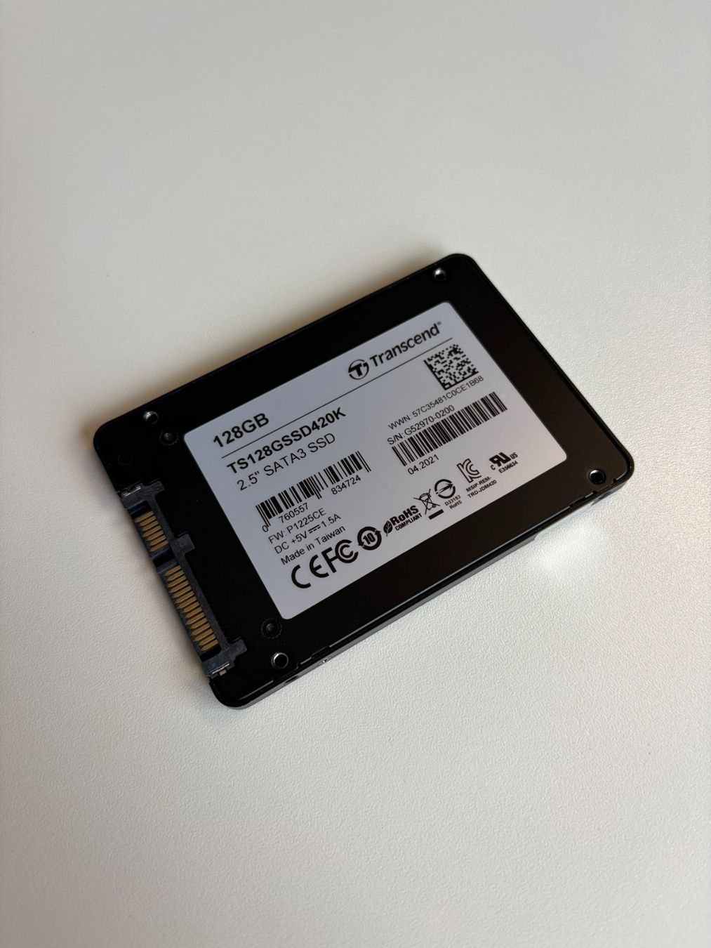 Dischi rigidi: Transcend SATA SSD420 128GB – Usato da St-Blaise venduto da PaniproSA 1