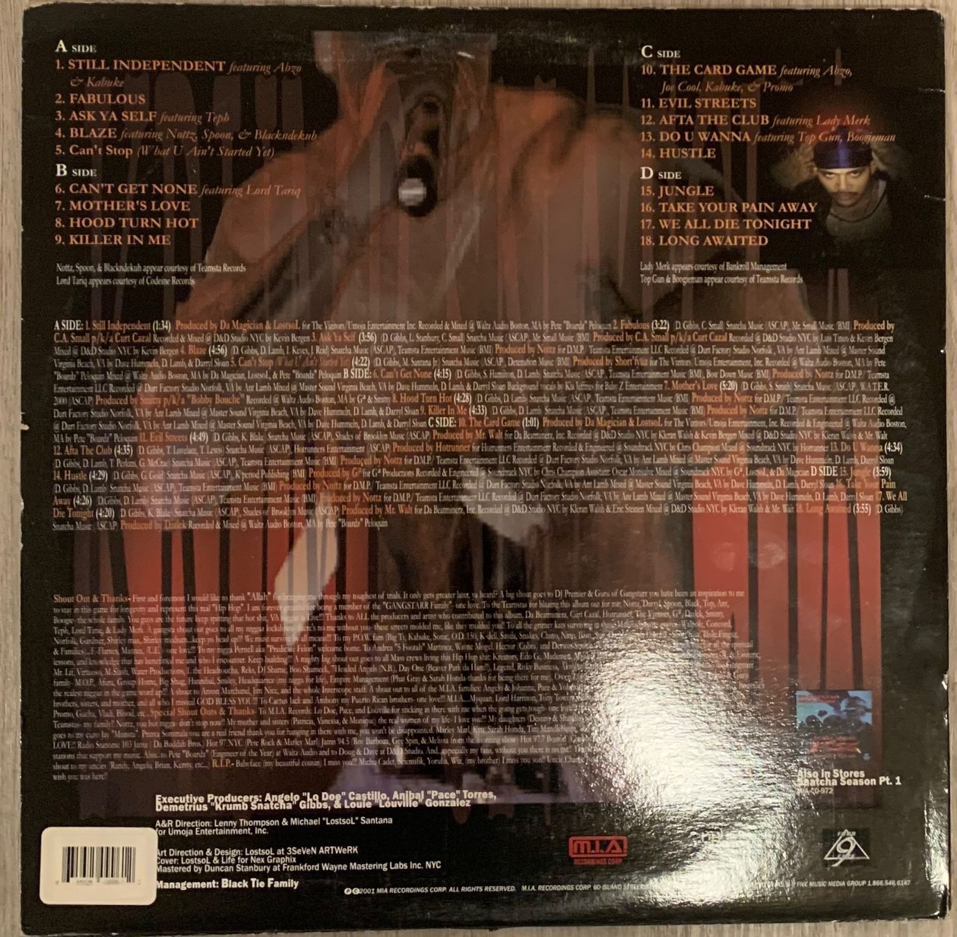 Dischi in vinile: KRUMB SNATCHA - Snatcha Season Pt.2 D-Lp 2001 – Usato da Mühlethal venduto da superfast78 1