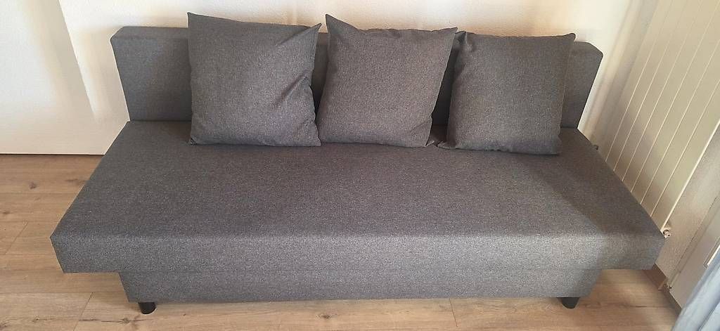 Divani: 3er-Bettsofa, Knisa graubeige – Usato da Bützberg venduto da Gandalf_02 2