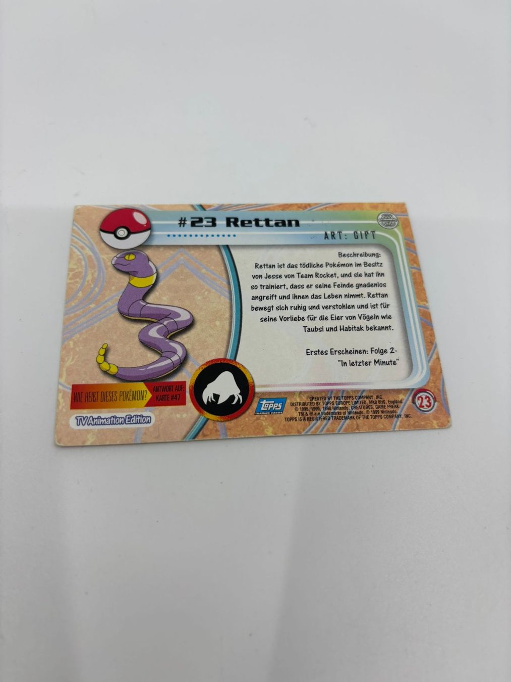 Pokémon Carte collezionabili: Pokemon-Karte #023 Rettan – Usato da Herisau venduto da Seyashop1 1