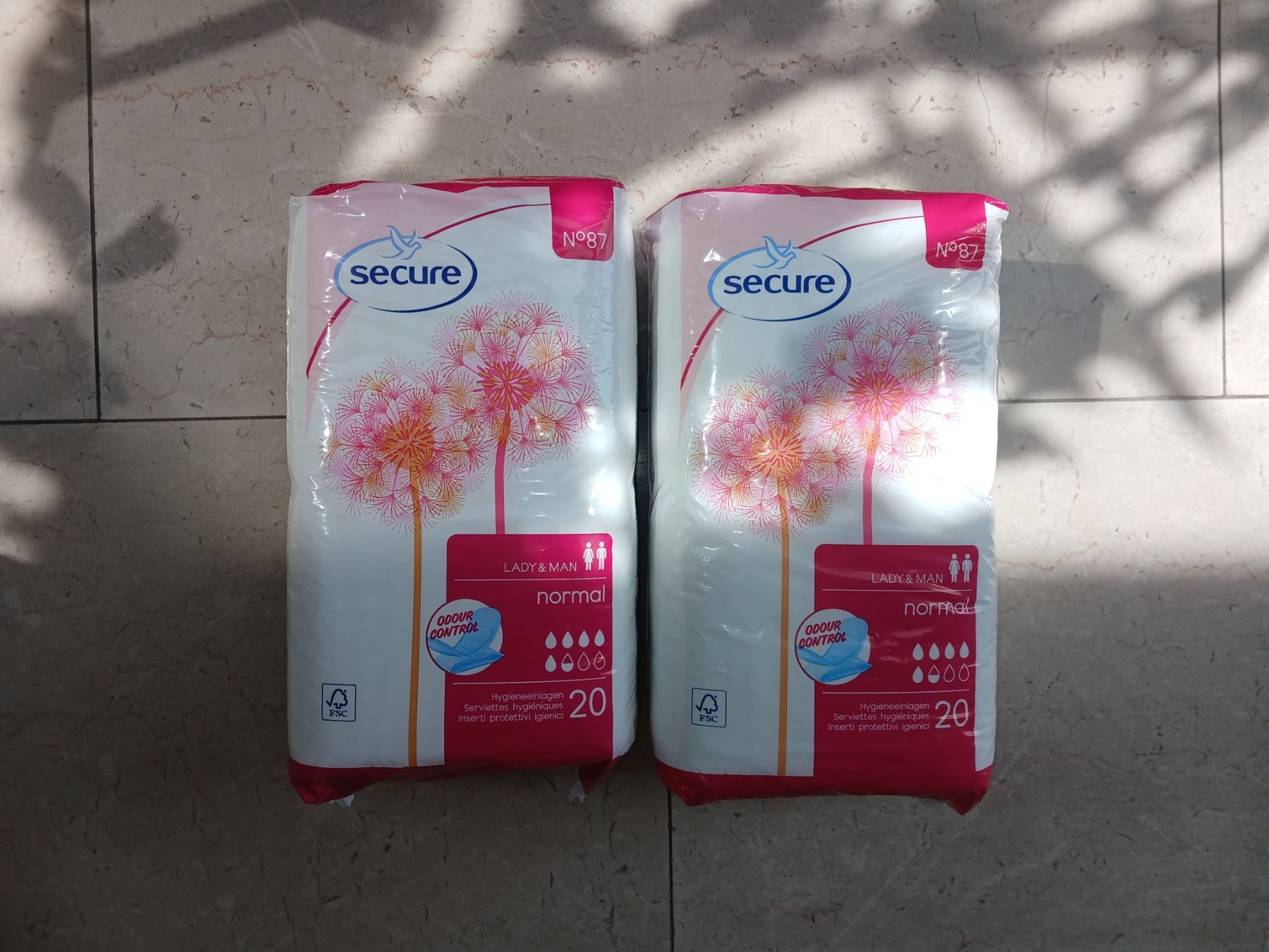 Windeleimer & Windeln: 2x Secure Lady & Man Nr.87 Einlagen 20 Stück – Neu und originalverpackt aus Liebefeld von Fireball85