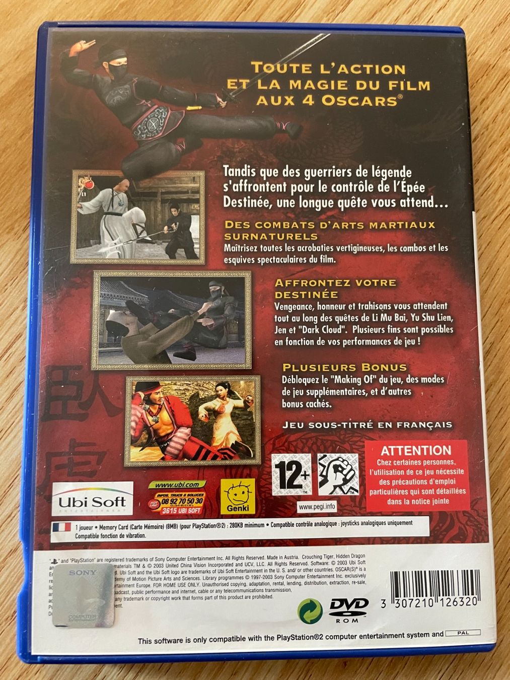Spiele: Tigre et Dragon PS2 PlayStation 2 – Gebraucht aus Prilly von Ezareth 1