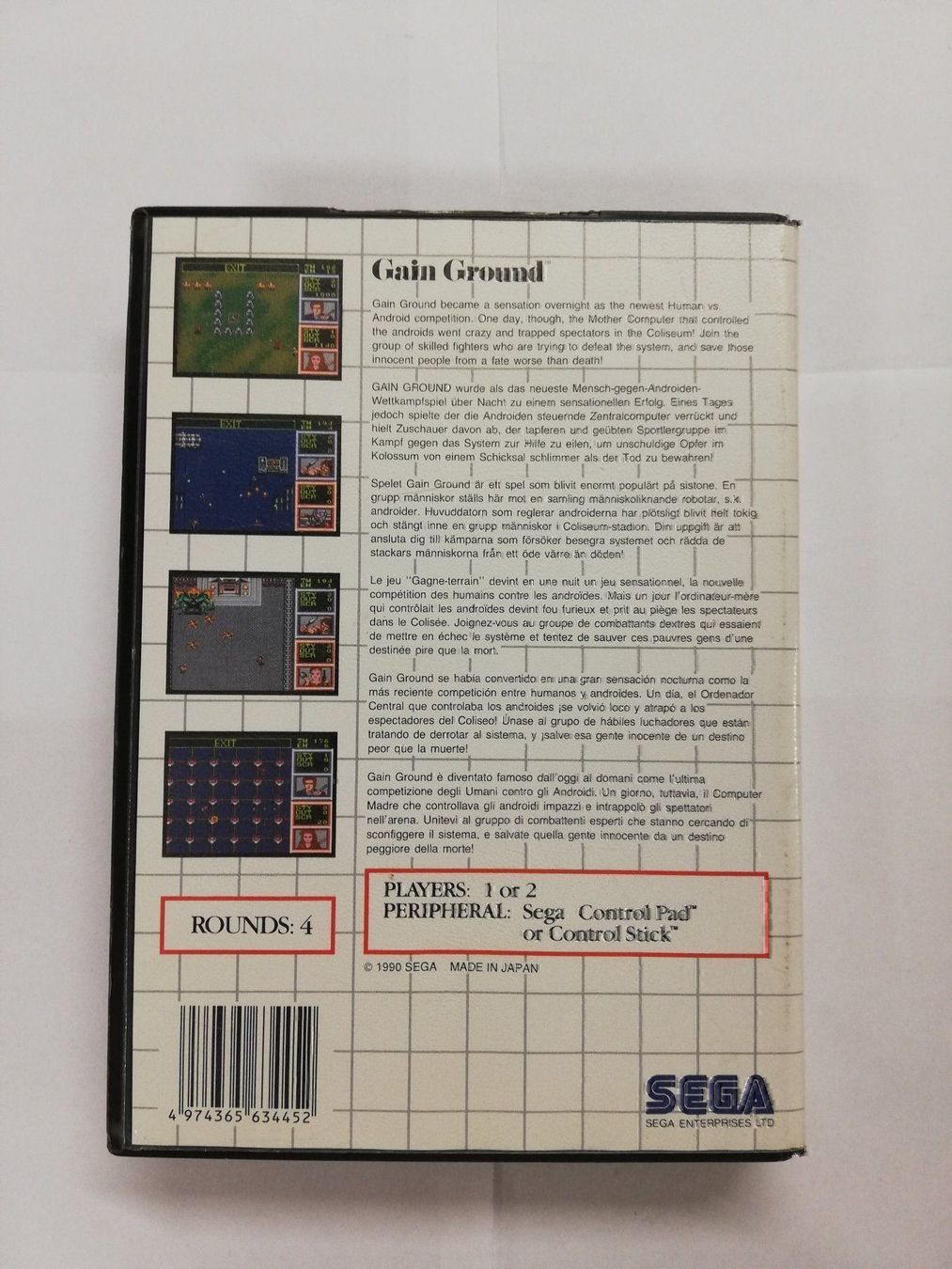 Sega Giochi: Gain Ground / Sega Master System – Usato da St. Gallen venduto da zorro_dc 1
